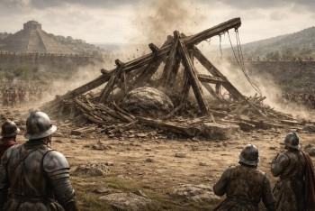 Trebuchet, který zničil sám sebe. Trapas Cortése v Mexiku