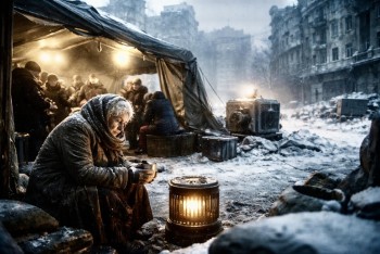 Cena západního štěstí. Zimní Kyjev jako realita války